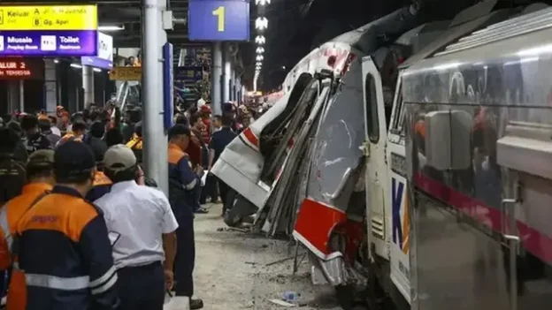 Kecelakaan Kereta di Bekasi